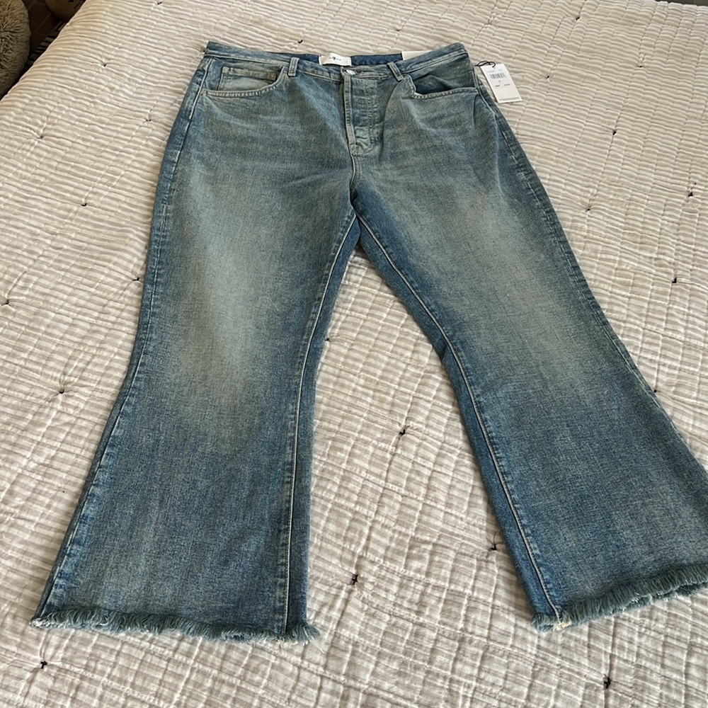 7 For All Mankind Easy Boy Bootcut in Tea Party